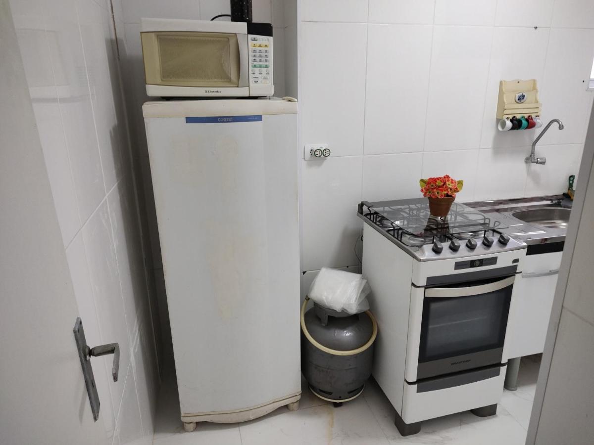 Apartamento Na Praia Do Gonzaga Сантос Екстериор снимка